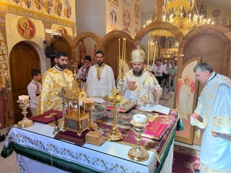  Benedizione degli affreschi dell'altare 21 maggio 2022