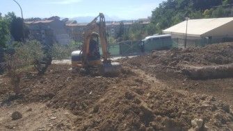 Începerea lucrărilor la construcția bisericii și școlii parohiale Pescara