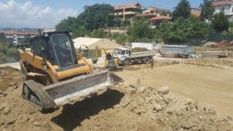Începerea lucrărilor la construcția bisericii și școlii parohiale Pescara