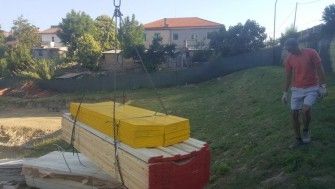 Începerea lucrărilor la construcția bisericii și școlii parohiale Pescara