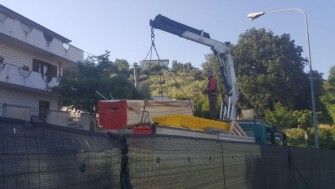 Începerea lucrărilor la construcția bisericii și școlii parohiale Pescara