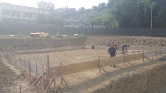 Începerea lucrărilor la construcția bisericii și școlii parohiale Pescara