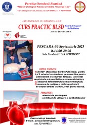 Curs de prim ajutor la Parohia „Sfântul și Dreptul Simeon și Sfânta Prorociță Ana” din localitatea Pescara