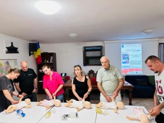 Curs de prim ajutor la Parohia „Sfântul și Dreptul Simeon și Sfânta Prorociță Ana” din localitatea Pescara