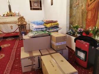 Ajutor umanitar al parohiilor din Protopopiatul Abruzzo - Molise pentru refugiații din Ucraina