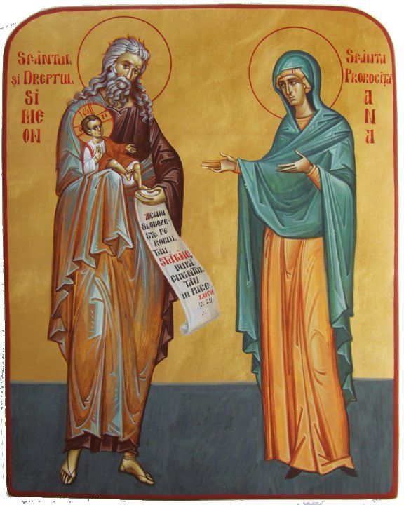 Viața Sfântului Simeon și a Sfintei prorocițe Ana