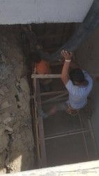 Construcția școlii și bisericii parohiale din Pescara a ajuns la cota +3,2m