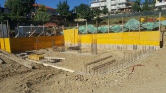 Șantierul bisericii parohiei Pescara 1-12 iulie 2017