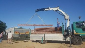 Șantierul bisericii parohiei Pescara 1-12 iulie 2017
