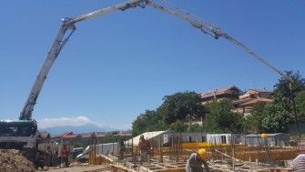 Șantierul bisericii parohiei Pescara 1-12 iulie 2017