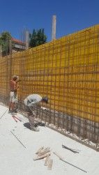 Șantierul bisericii parohiei Pescara 1-12 iulie 2017