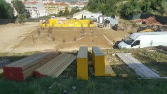 Șantierul bisericii parohiei Pescara 1-12 iulie 2017