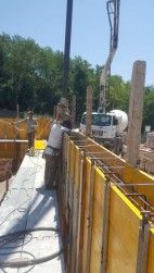 Șantierul bisericii parohiei Pescara 1-12 iulie 2017