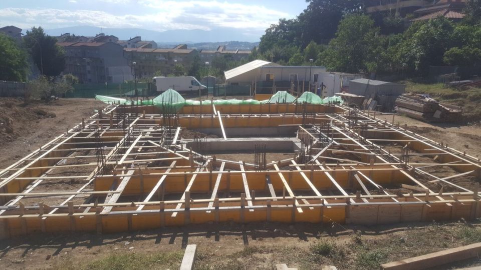 Il cantiere della chiesa parrocchiale di Pescara 1-12 luglio 2017
