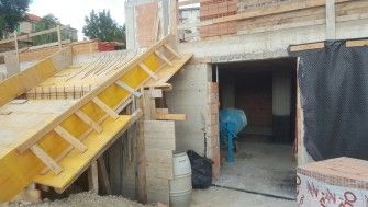 La costruzione della chiesa parrocchiale  di Pescara ha raggiunto + 6,30 metri