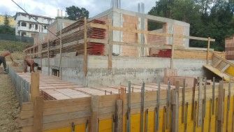 La costruzione della chiesa parrocchiale  di Pescara ha raggiunto + 6,30 metri