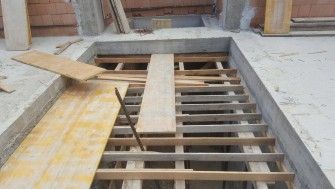 La costruzione della chiesa parrocchiale  di Pescara ha raggiunto + 6,30 metri