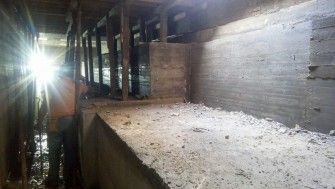La costruzione della chiesa parrocchiale  di Pescara ha raggiunto + 6,30 metri