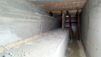 La costruzione della chiesa parrocchiale  di Pescara ha raggiunto + 6,30 metri