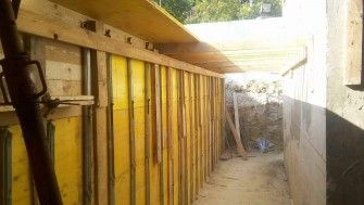 La costruzione della chiesa parrocchiale  di Pescara ha raggiunto + 6,30 metri