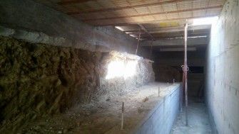 La costruzione della chiesa parrocchiale  di Pescara ha raggiunto + 6,30 metri