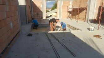 La costruzione della chiesa parrocchiale  di Pescara ha raggiunto + 6,30 metri