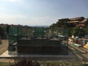La costruzione della chiesa parrocchiale  di Pescara ha raggiunto + 6,30 metri