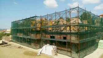 La costruzione della chiesa parrocchiale  di Pescara ha raggiunto + 6,30 metri