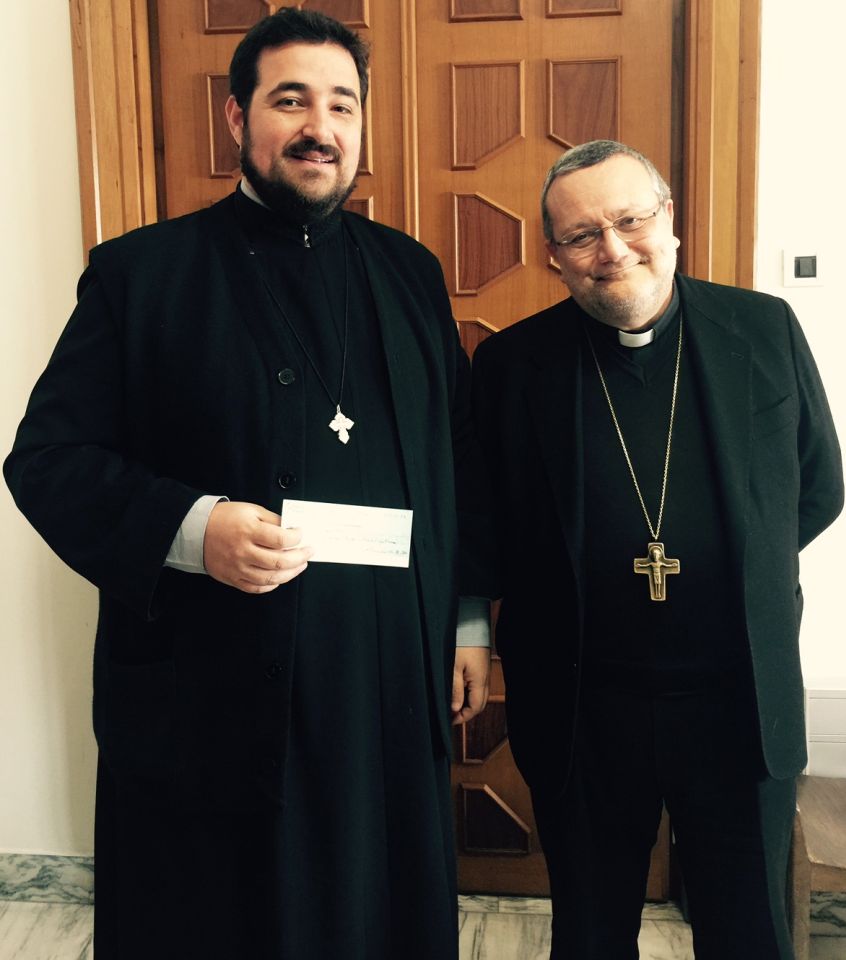 Scrisoare de mulțumire a Presfințitului Siluan, Episcop al Episcopiei Ortodoxe Române a Italiei către Monsignorul Tommaso Valentinetti, Arcivescovo di Pescara-Penne